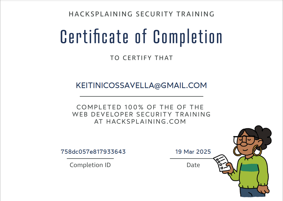 Certification HacksPlainning