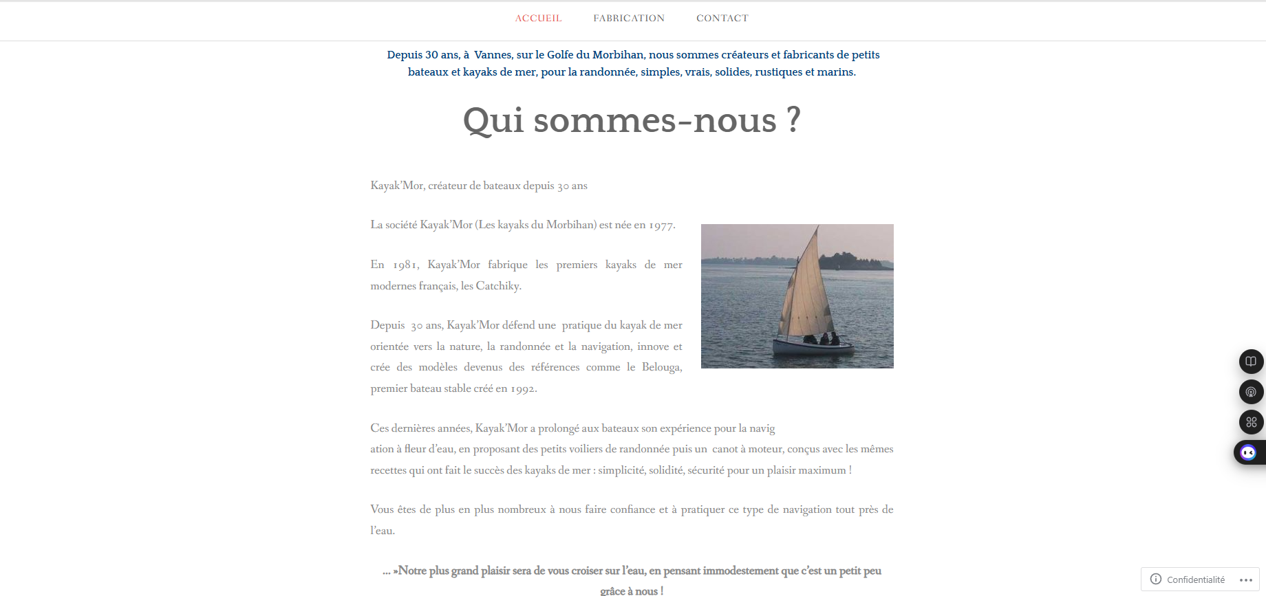 Nouvelle version Kayak-Mor